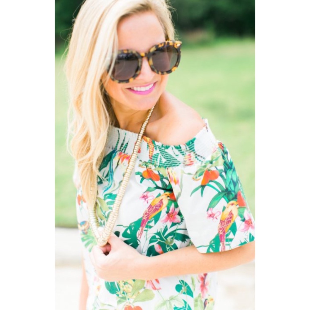 J. Crew Ratti into the Wild Off-Shoulder Dress - Picture 7 of 16